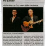 Lui et Moi spectacle Coquelicot